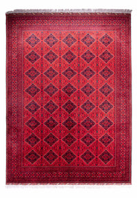 Afghaans tapijt - 414 x 292 cm - rood