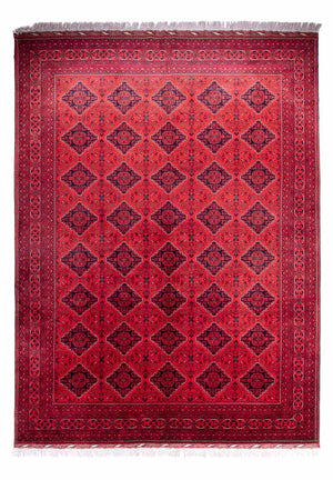 Afghaans tapijt - 414 x 292 cm - rood