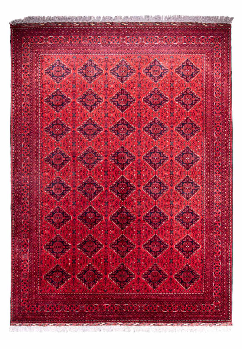 Afghaans tapijt - 414 x 292 cm - rood