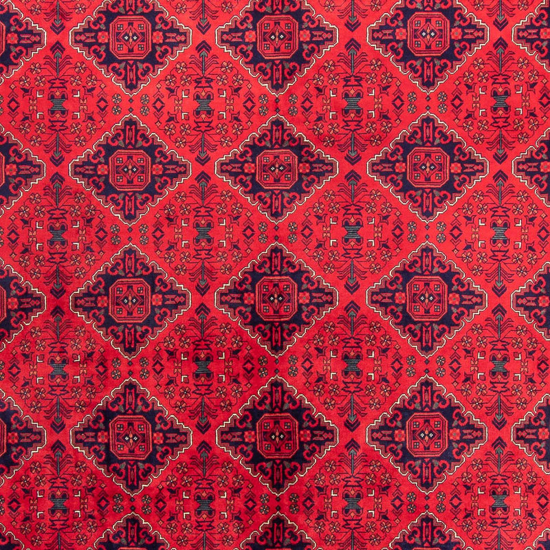 Afghaans tapijt - 414 x 292 cm - rood