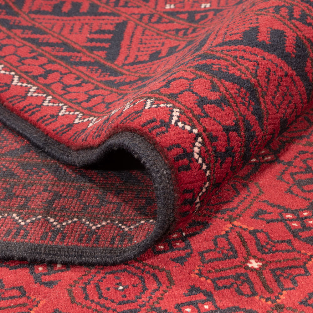 Afghaans tapijt - 296 x 193 cm - rood