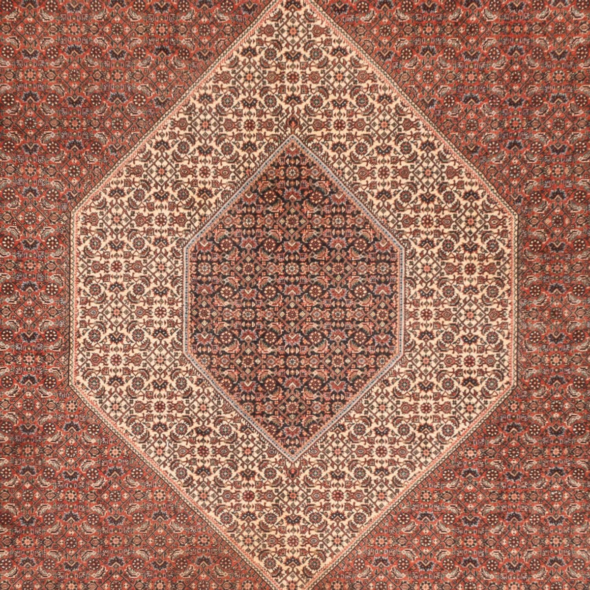 Perzisch tapijt - Bijar - Koninklijk - 300 x 255 cm - roest