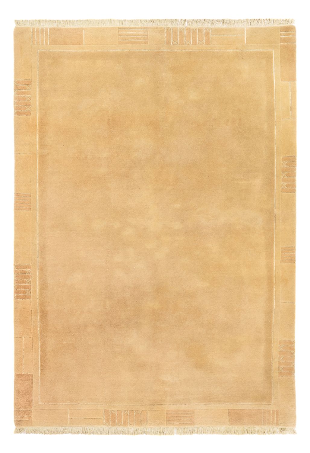 Nepal tapijt - 242 x 166 cm - licht beige
