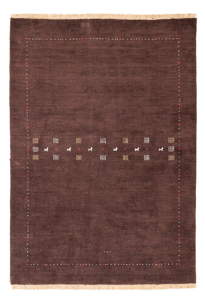 Gabbeh Tapijt - Loribaft Perzisch - 300 x 200 cm - choco