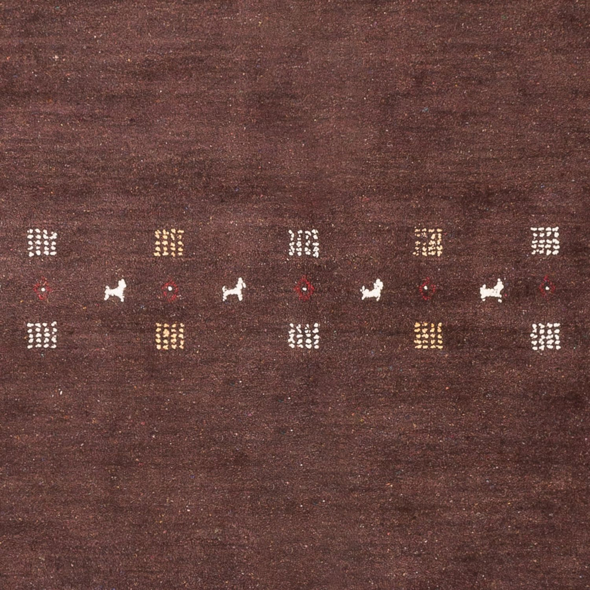 Gabbeh Tapijt - Loribaft Perzisch - 300 x 200 cm - choco