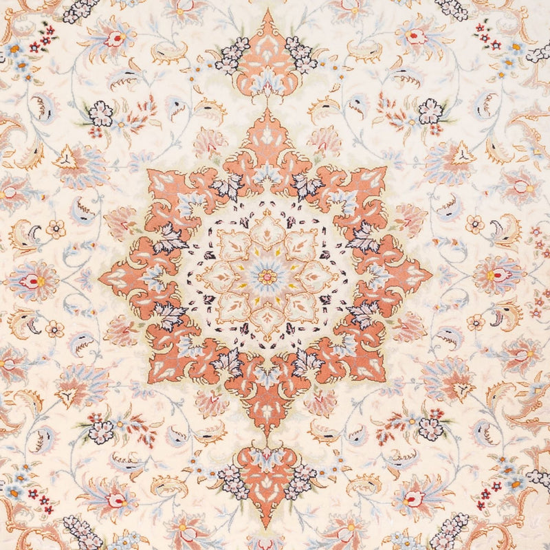 Perzisch tapijt - Tabriz - Royal - 210 x 150 cm - beige