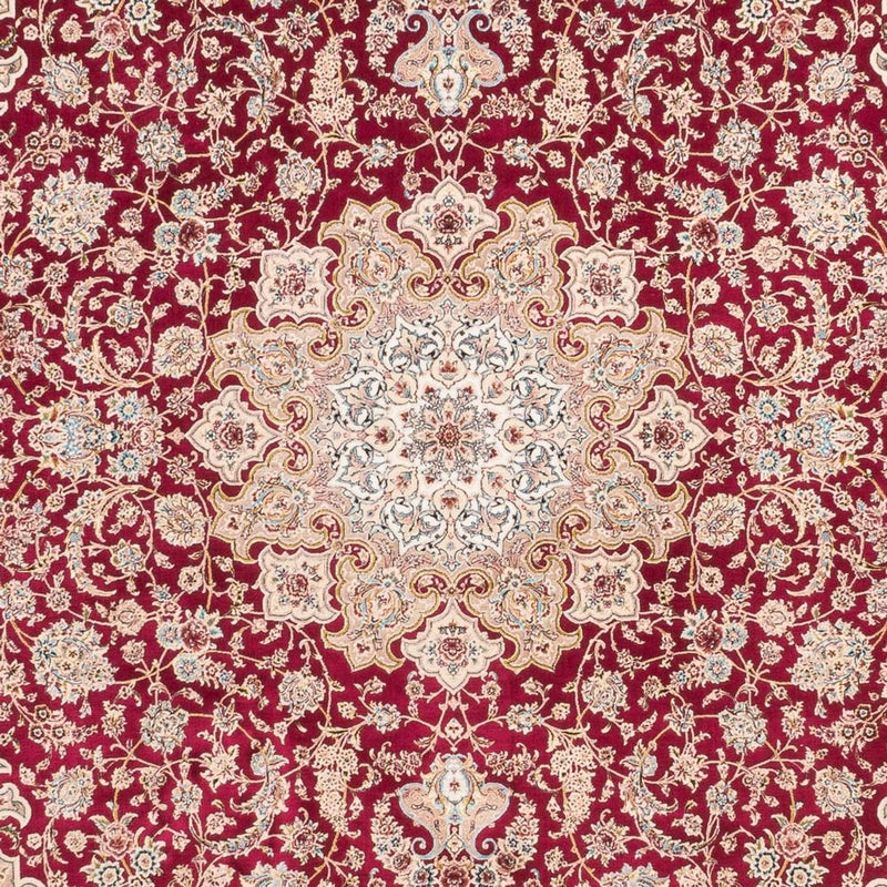 Zijden tapijt - Ghom Silk - Premium - 227 x 145 cm - rood