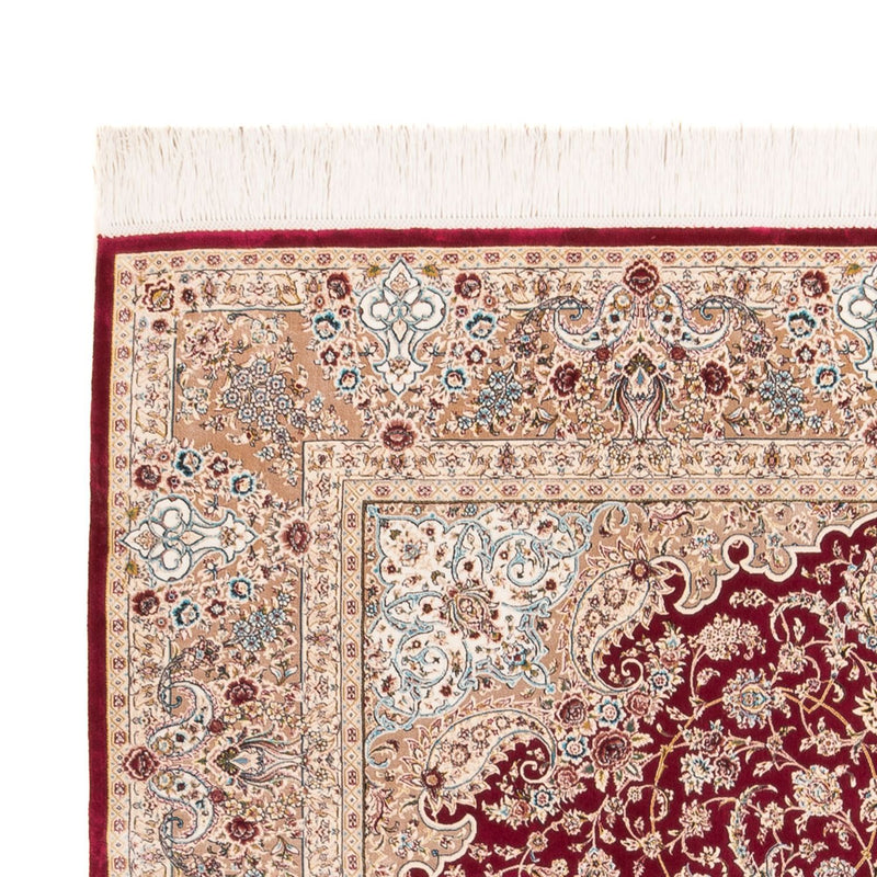 Zijden tapijt - Ghom Silk - Premium - 227 x 145 cm - rood