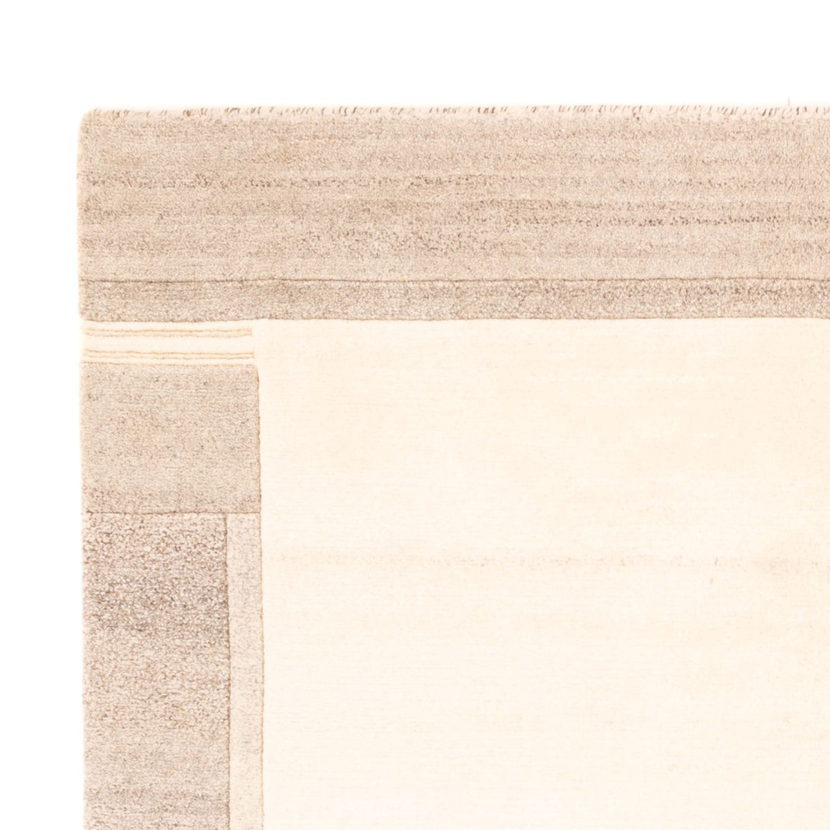 Nepal tapijt - 200 x 142 cm - wit  crème