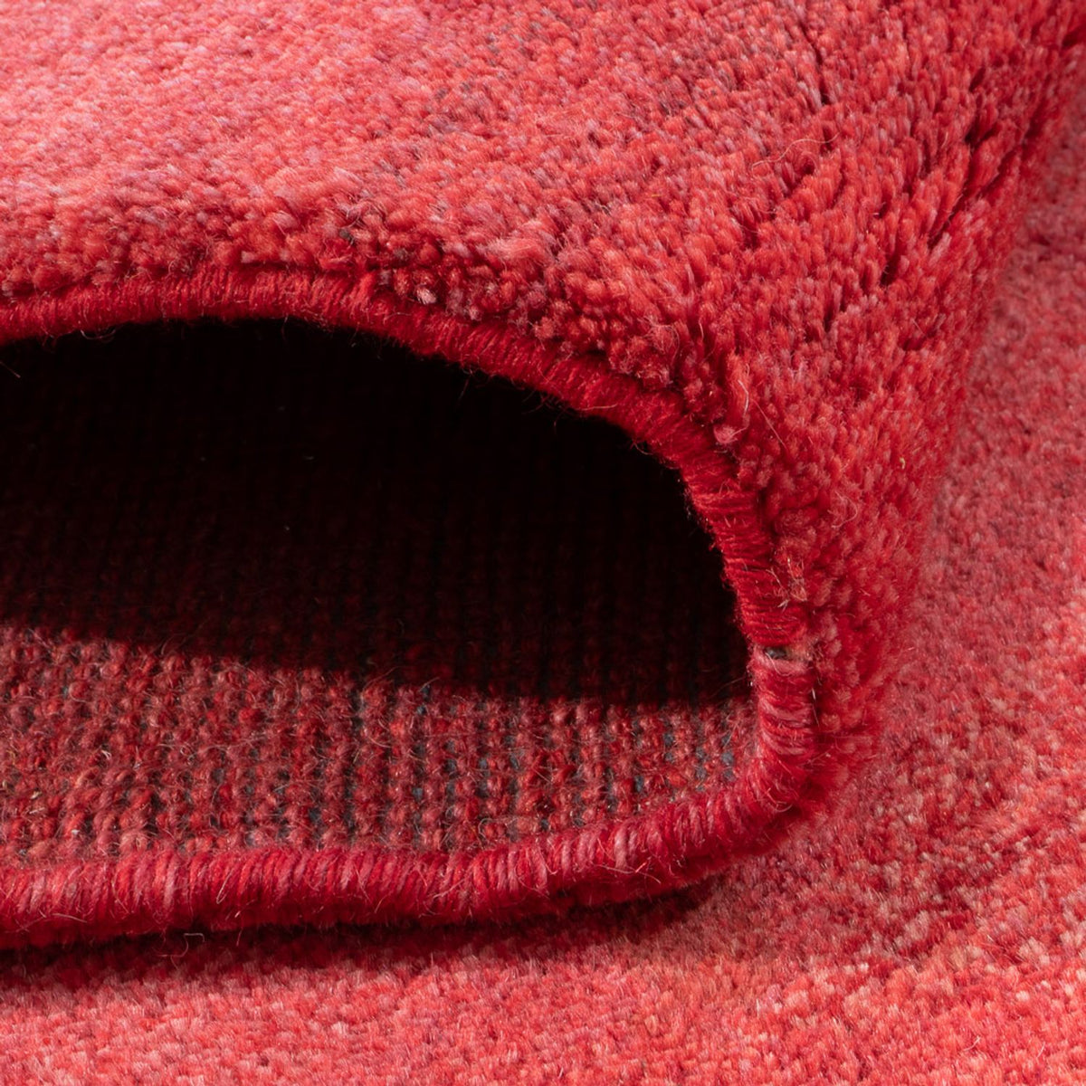 Loper Gabbeh tapijt - Indus - 240 x 80 cm - rood