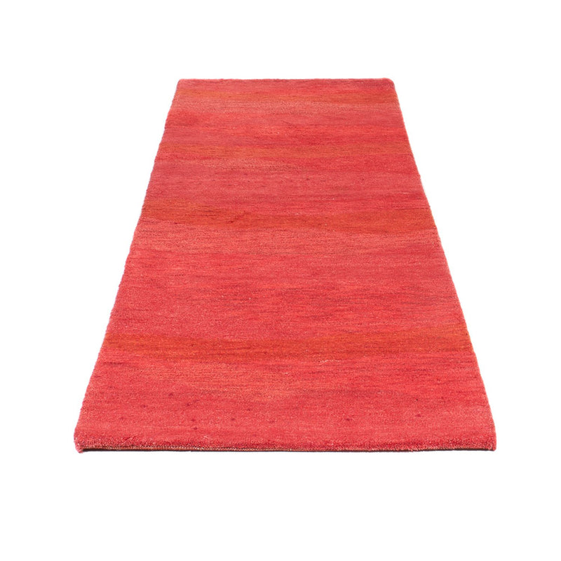 Loper Gabbeh tapijt - Indus - 240 x 80 cm - rood