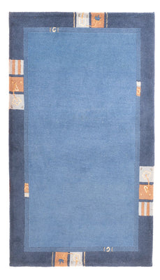 Nepal tapijt - 160 x 90 cm - blauw