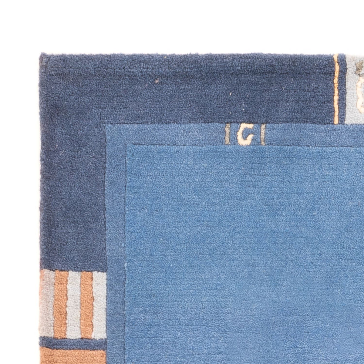 Nepal tapijt - 160 x 90 cm - blauw