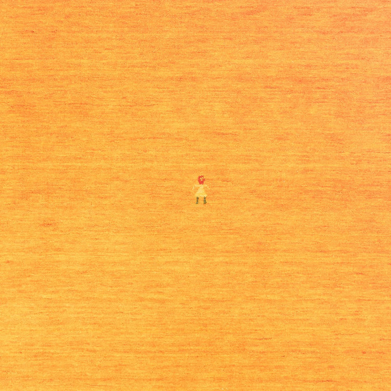 Gabbeh Tapijt - Zacht vierkant  - 250 x 250 cm - goud