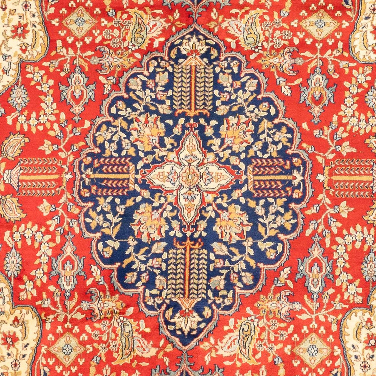 Perzisch tapijt - Tabriz - 289 x 186 cm - rood