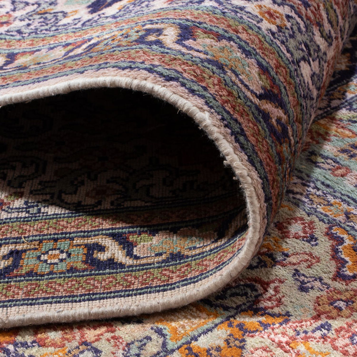 Zijden tapijt - Kashmir Silk - 337 x 247 cm - licht rood