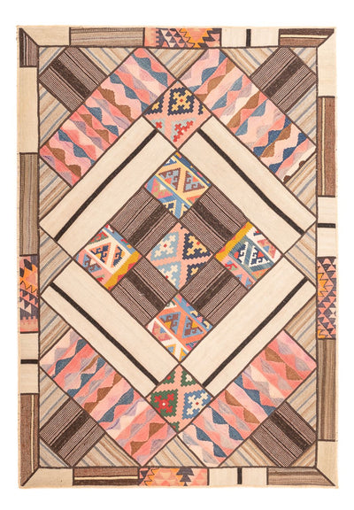 Patchwork tapijt 160x230cm - Perserteppich Wollteppich