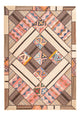 Patchwork tapijt 230x160cm - Perserteppich Wollteppich