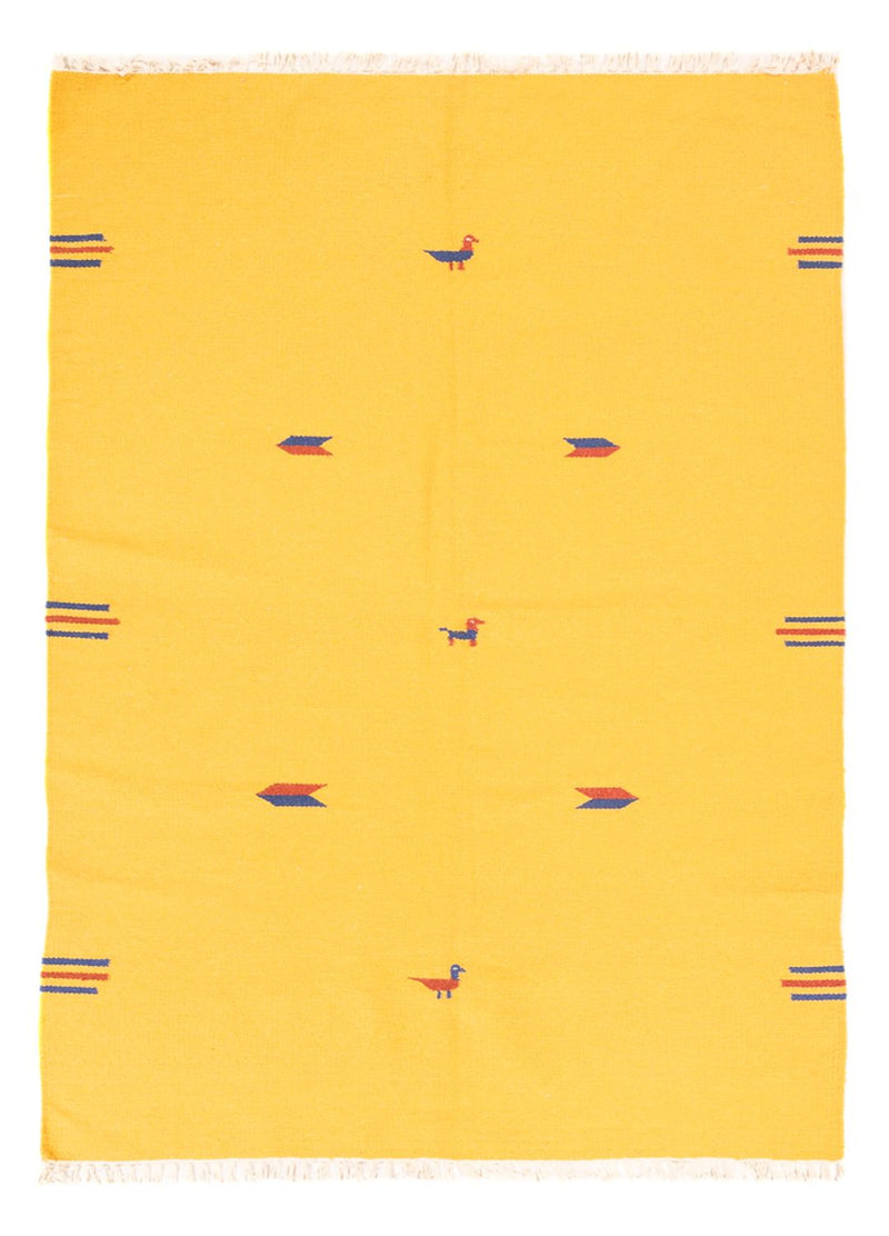 Kelim tapijt - Trendy - 180 x 120 cm - geel