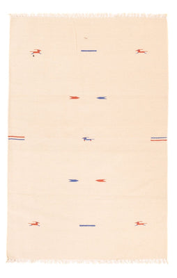 Kelim tapijt - Trendy - 180 x 120 cm - natuurlijk wit