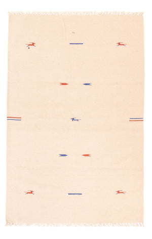 Kelim tapijt - Trendy - 180 x 120 cm - natuurlijk wit