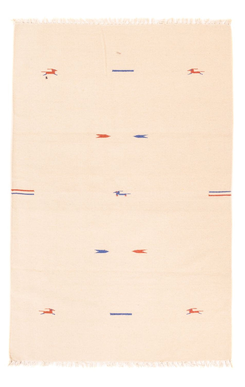 Kelim tapijt - Trendy - 180 x 120 cm - natuurlijk wit