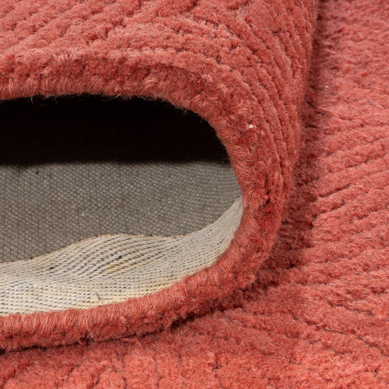 Wollen tapijt - 273 x 182 cm - roest