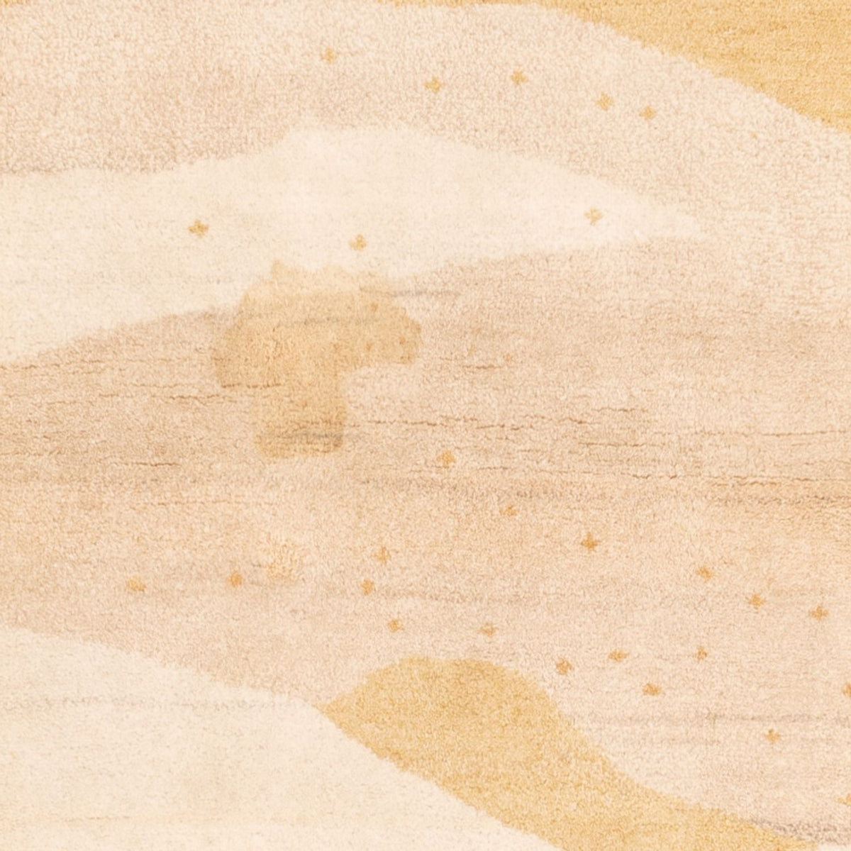 Loper Gabbeh tapijt - Indus - 234 x 75 cm - licht beige