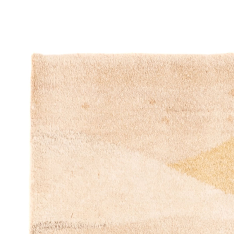 Loper Gabbeh tapijt - Indus - 234 x 75 cm - licht beige