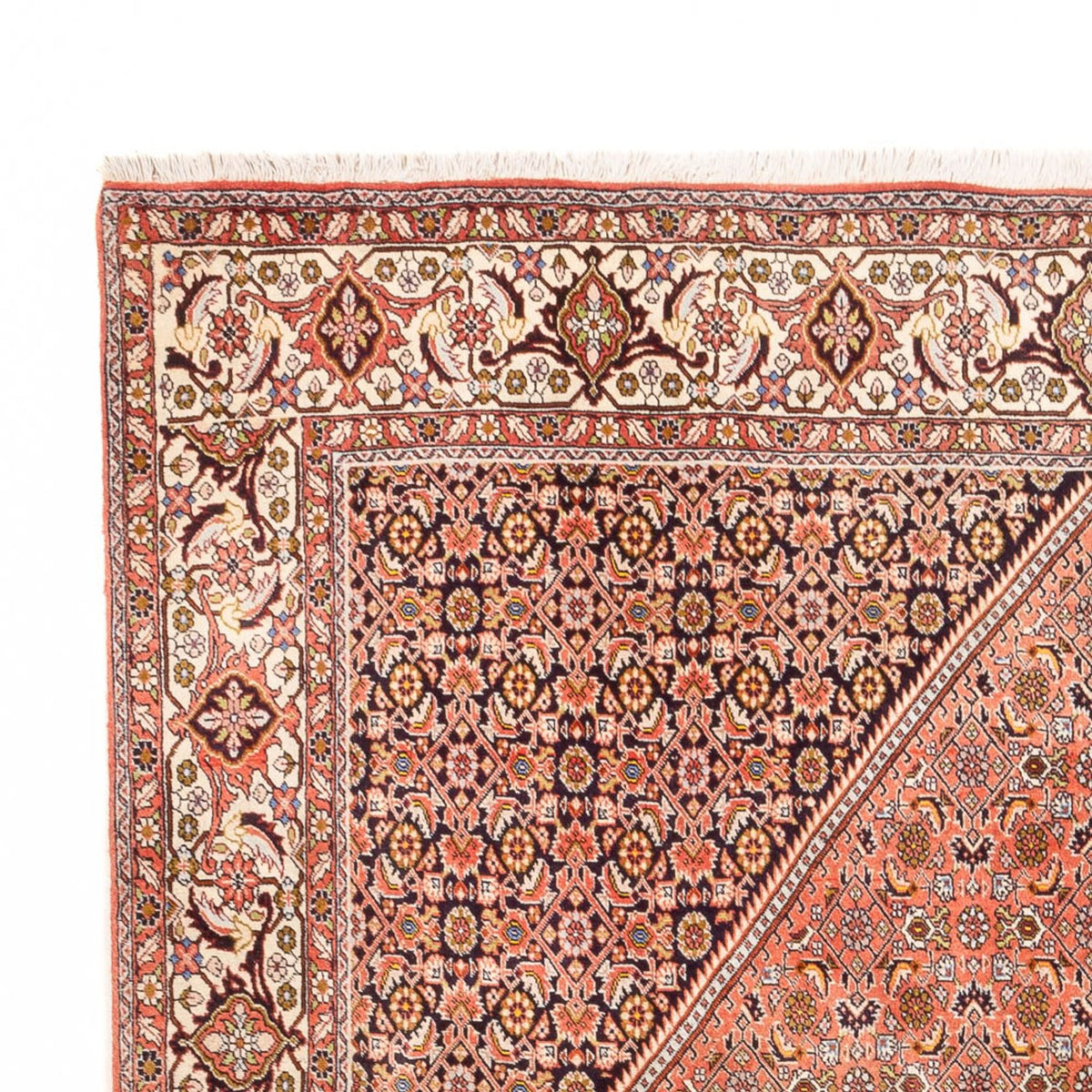 Perzisch tapijt - Bijar - 300 x 200 cm - licht rood