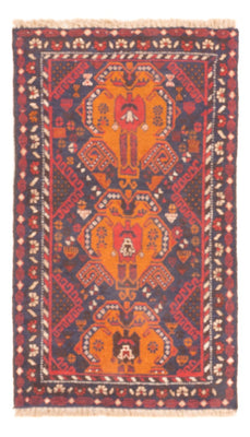 Baluch tapijt - 140 x 78 cm - veelkleurig