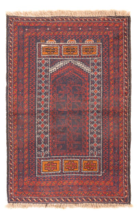 Loper Baluch tapijt - 139 x 84 cm - veelkleurig