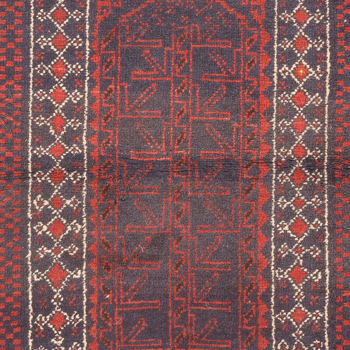 Loper Baluch tapijt - 139 x 84 cm - veelkleurig
