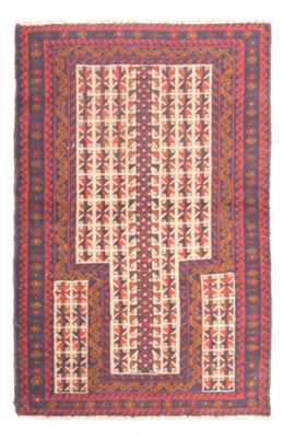 Baluch tapijt - 128 x 82 cm - veelkleurig