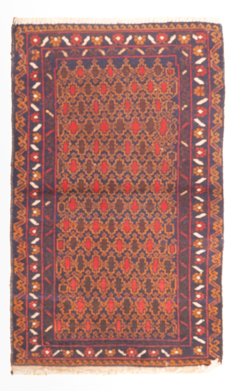 Baluch tapijt - 131 x 71 cm - veelkleurig