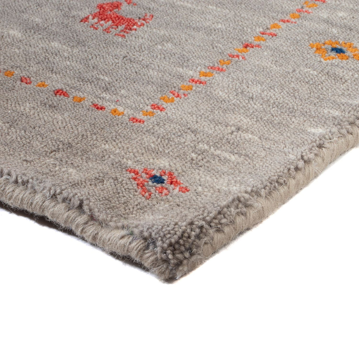 Gabbeh Tapijt - Loribaft Softy - 103 x 62 cm - karamel