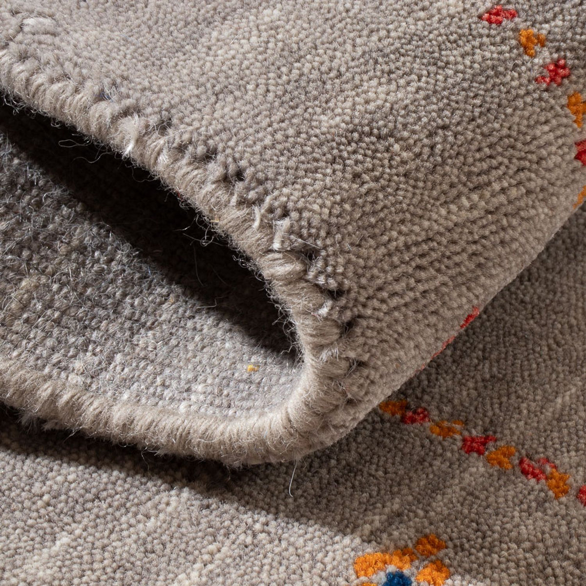 Gabbeh Tapijt - Loribaft Softy - 103 x 62 cm - karamel