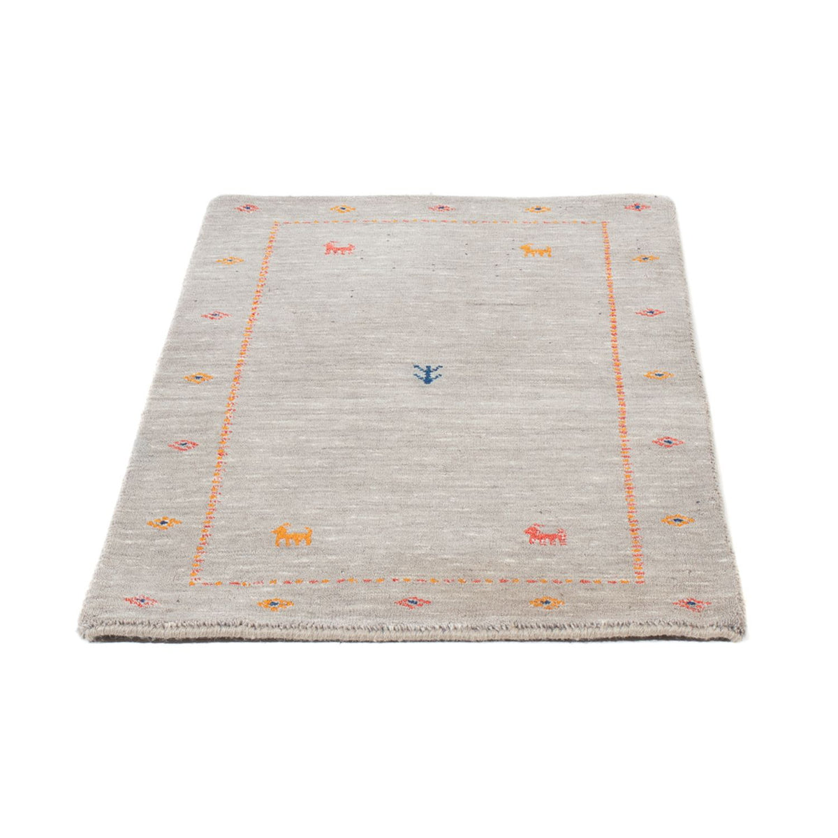 Gabbeh Tapijt - Loribaft Softy - 103 x 62 cm - karamel