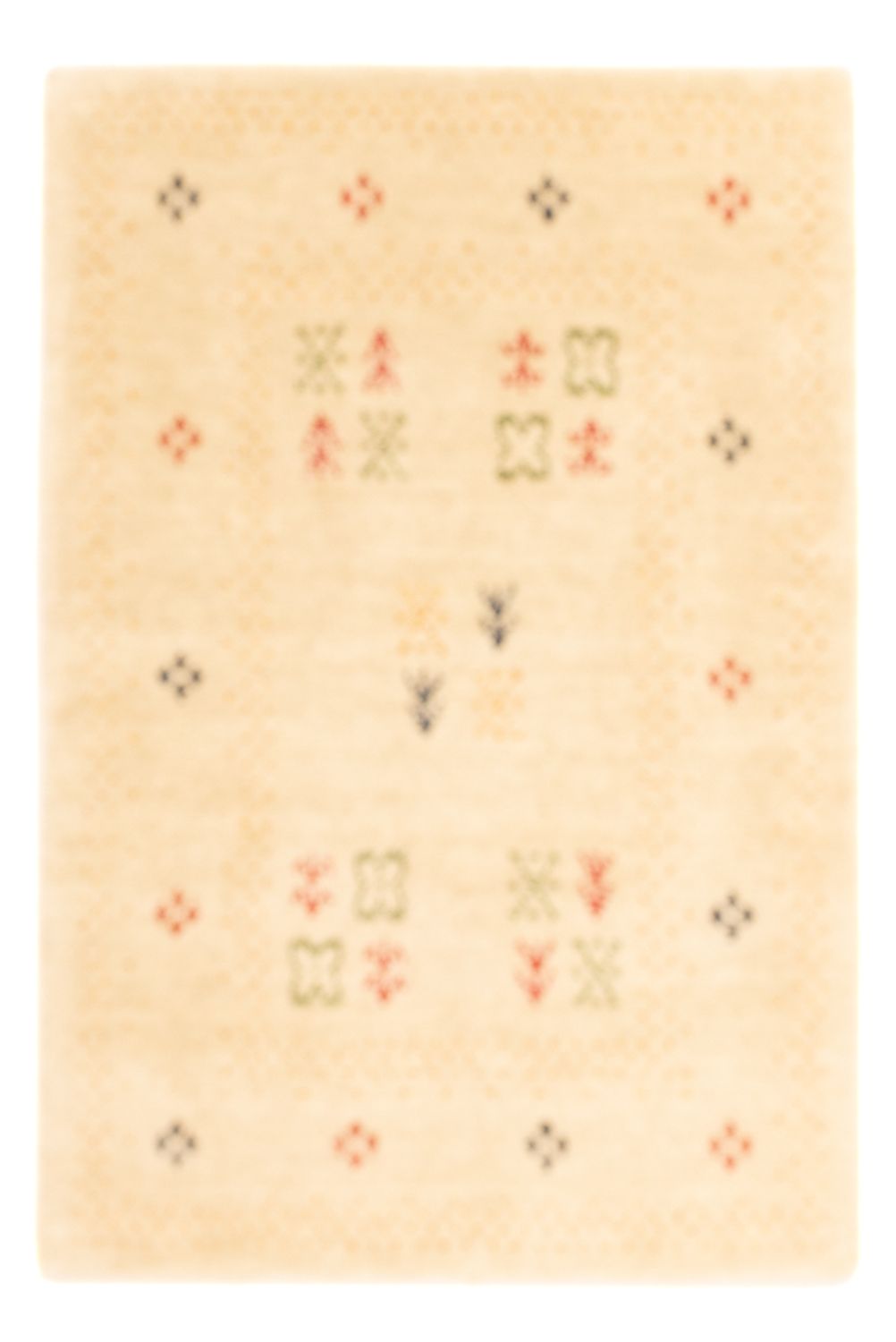 Gabbeh Tapijt - Loribaft Softy - 90 x 60 cm - beige