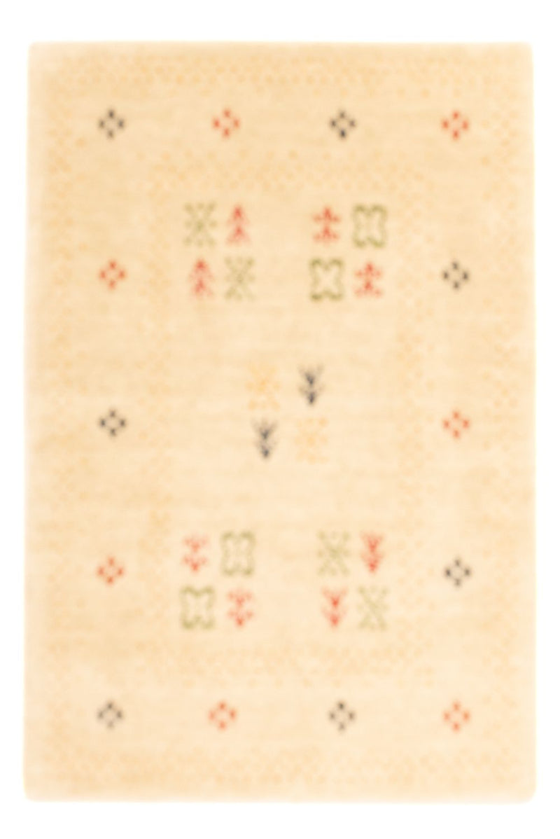 Gabbeh Tapijt - Loribaft Softy - 90 x 60 cm - beige