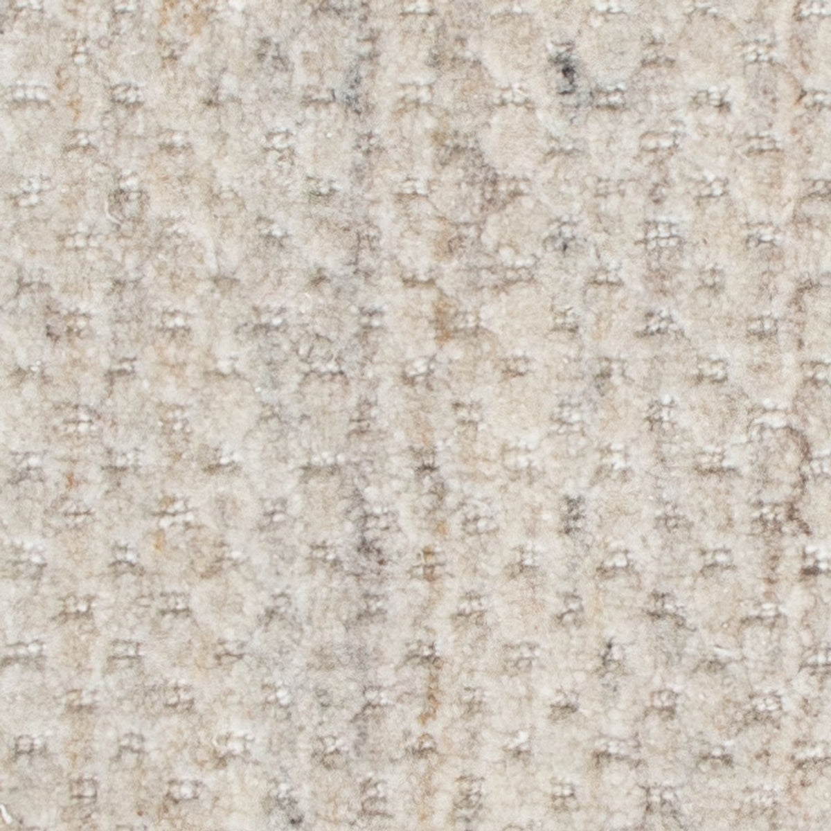 Wollen tapijt vierkant  - 31 x 31 cm - lichtgrijs