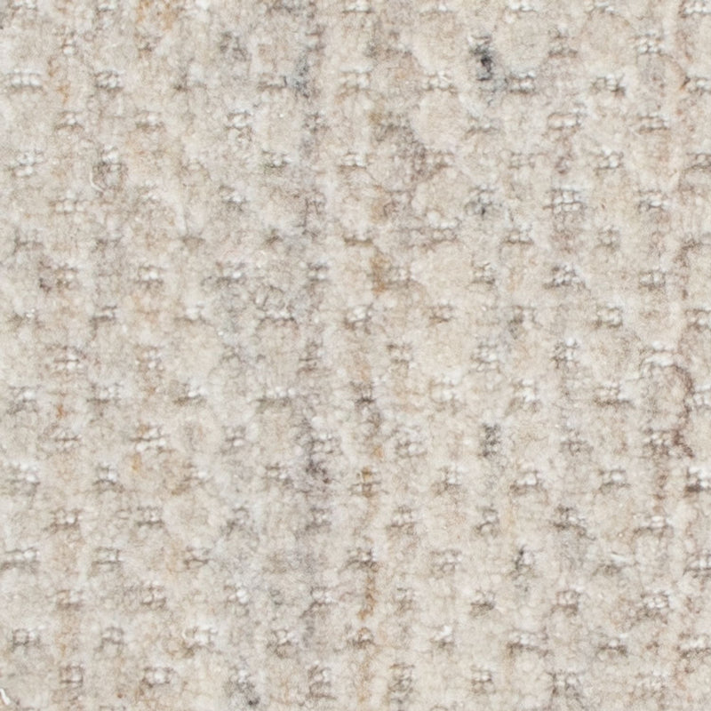 Wollen tapijt vierkant  - 31 x 31 cm - lichtgrijs