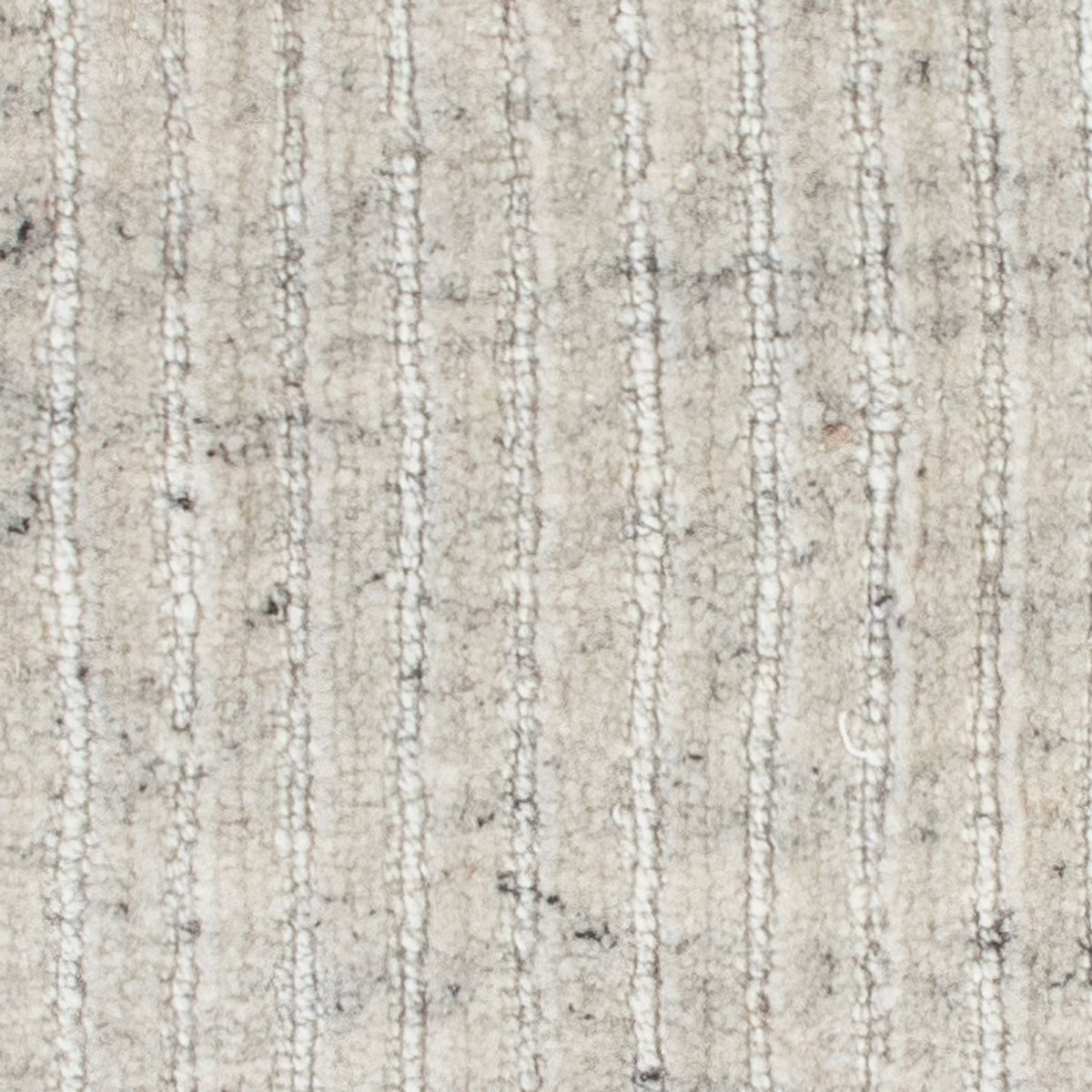 Wollen tapijt vierkant  - 30 x 30 cm - lichtgrijs