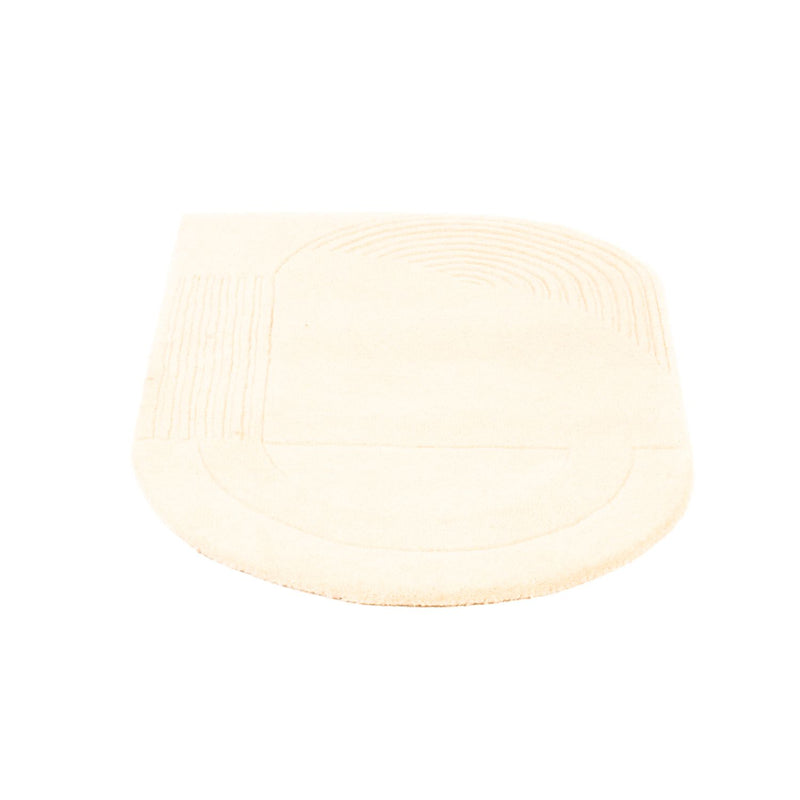 Wollen tapijt - 92 x 60 cm - beige