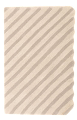 Wollen tapijt - 91 x 61 cm - beige