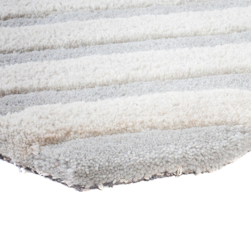 Wollen tapijt - 91 x 61 cm - beige