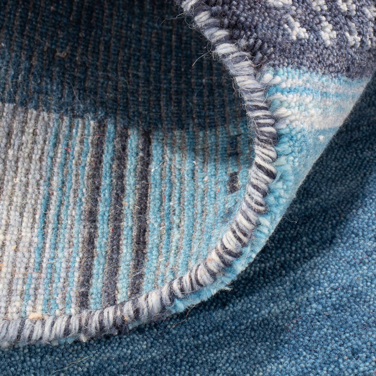 Gabbeh tapijt - Indus - 140 x 70 cm - blauw