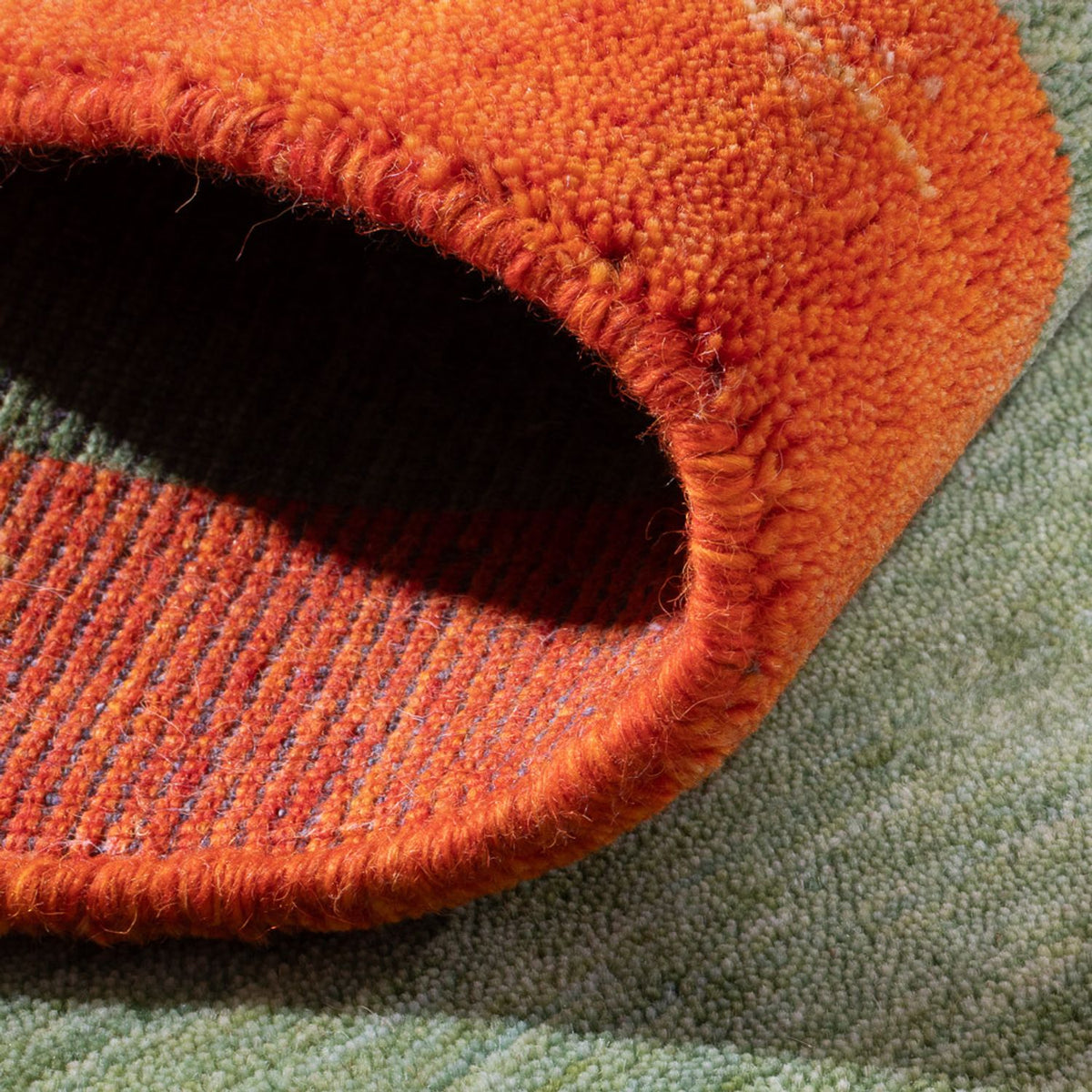 Gabbeh tapijt - Indus - 140 x 70 cm - lichtgroen