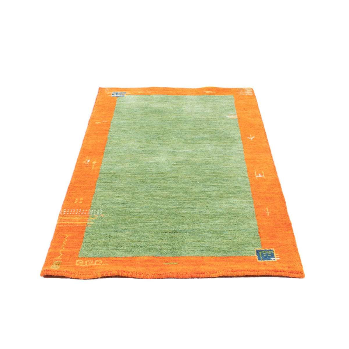 Gabbeh tapijt - Indus - 140 x 70 cm - lichtgroen