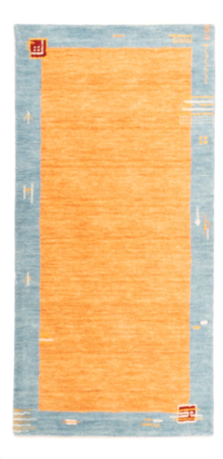 Gabbeh tapijt - Indus - 140 x 70 cm - oranje